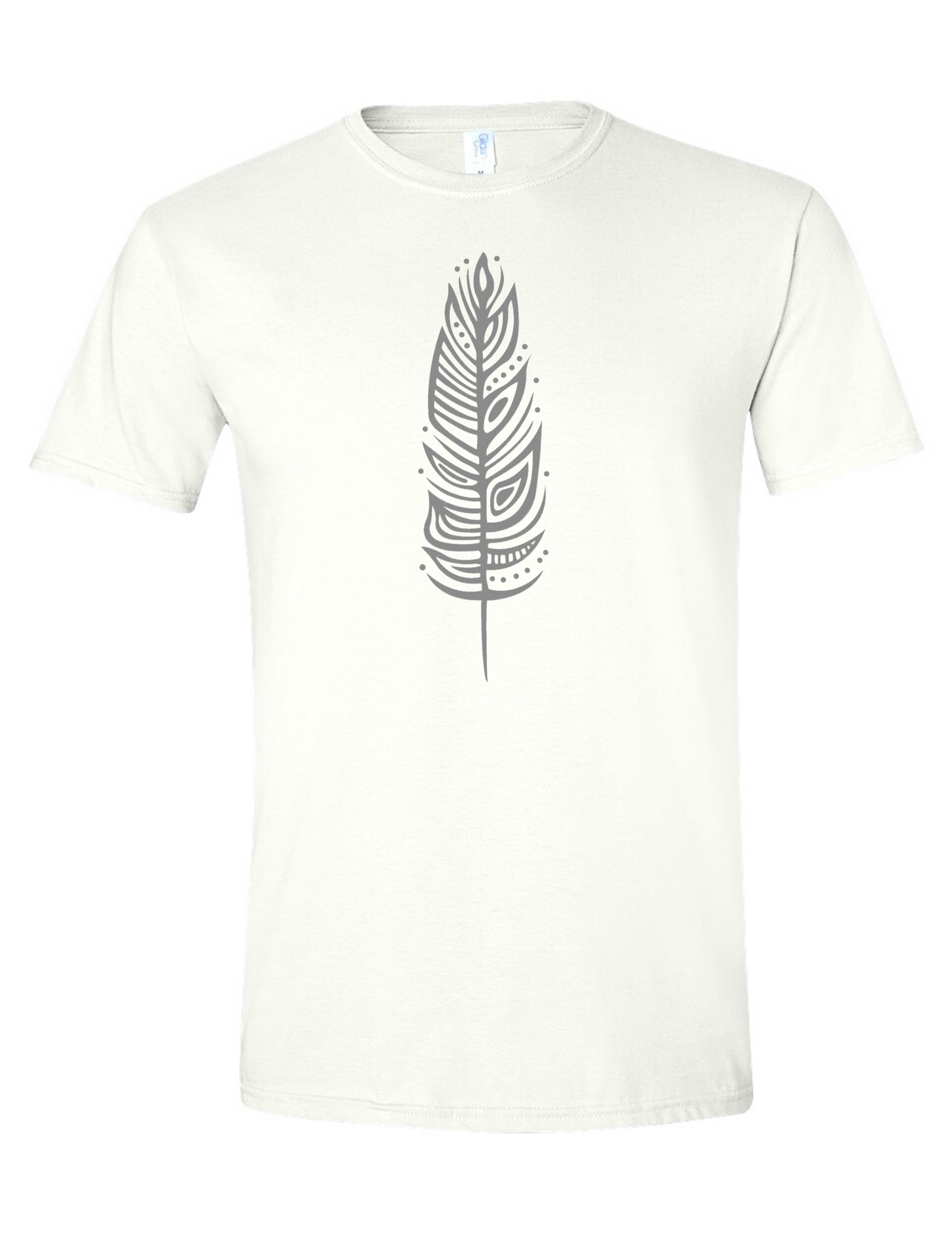 Charcoal Feather Tee
